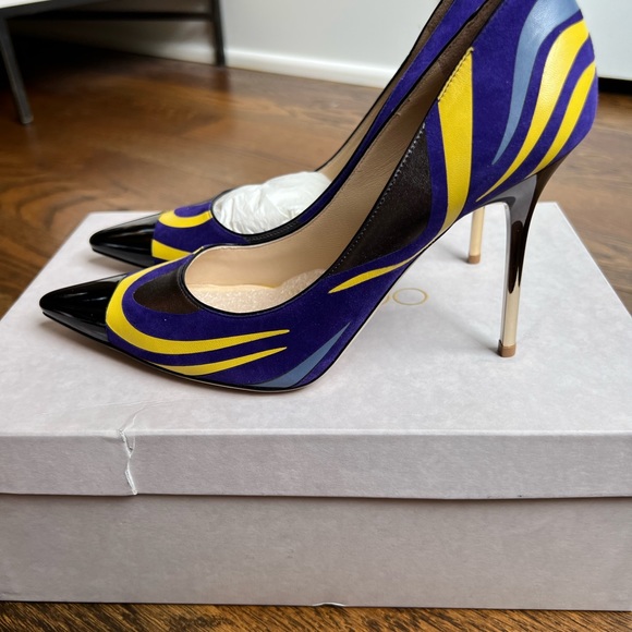 NWT Jimmy Choo Size 6.5 Violet Heels - Picture 4 of 8